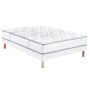 MIMIC, Sommier Confort Medium Morphologique 3 Zones et Pieds