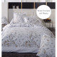 drap housse  PERCALE PLUMES 