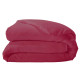 housse de couette 100% COTON UNI MAGENTA