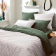 housse de couette PERCALE GABY KAKI