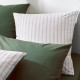 taie oreiller PERCALE GABY KAKI
