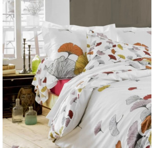 PERCALE GINKO ROSE