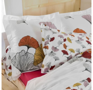 PERCALE GINKO ROSE