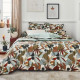housse de couette PERCALE CASCADE SAUGE