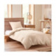 Parure de couette -NID D'ABEILLE- pour matelas 90x190