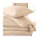 Parure de couette -NID D'ABEILLE- pour matelas 90x190
