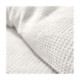 Parure de couette -NID D'ABEILLE- pour matelas 90x190