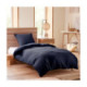 Parure de couette -NID D'ABEILLE- pour matelas 90x190