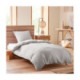 Parure de couette -NID D'ABEILLE- pour matelas 90x190