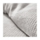 Parure de couette -NID D'ABEILLE- pour matelas 90x190