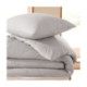 Parure de couette -NID D'ABEILLE- pour matelas 90x190