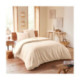 Parure de couette -NID D'ABEILLE- pour un matelas 140x190 ou 160x200