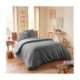 Parure de couette -NID D'ABEILLE- pour matelas en 160x200 ou 180x200