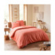 Parure de couette -NID D'ABEILLE- pour matelas en 160x200 ou 180x200