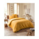 Parure de couette -NID D'ABEILLE- pour matelas en 160x200 ou 180x200