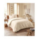 Parure de couette -NID D'ABEILLE- pour matelas en 160x200 ou 180x200