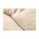 Parure de couette -NID D'ABEILLE- pour matelas en 160x200 ou 180x200