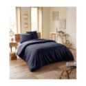 Parure de couette -NID D'ABEILLE- pour matelas en 160x200 ou 180x200
