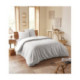 Parure de couette -NID D'ABEILLE- pour matelas en 160x200 ou 180x200