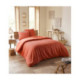 Parure de couette -NID D'ABEILLE- pour matelas en 160x200 ou 180x200