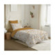 Pack Complet Housse de couette Imprimé AGATHE MOUTARDE