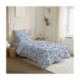 Pack Complet Housse de couette Imprimé BERANGERE BLEU