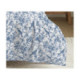 Pack Complet Housse de couette Imprimé BERANGERE BLEU