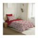 Pack Complet Housse de couette Imprimé BERANGERE ROUGE