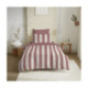 Pack Complet Housse de couette Imprimé DEAUVILLE POURPRE