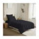 Pack Complet Housse de couette Unicolore Noir