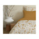 Pack Complet Housse de couette Imprimé AGATHE MOUTARDE