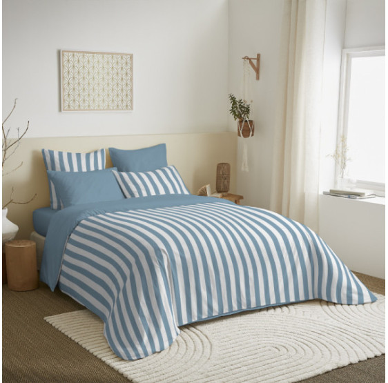 Pack Complet Housse de couette Imprimé ANATOLE AZUR