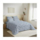 Pack Complet Housse de couette Imprimé BERANGERE BLEU