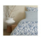 Pack Complet Housse de couette Imprimé BERANGERE BLEU
