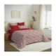 Pack Complet Housse de couette Imprimé BERANGERE ROUGE