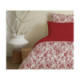 Pack Complet Housse de couette Imprimé BERANGERE ROUGE