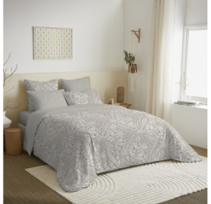 Pack Complet Housse de couette Imprimé CASHEMIRE NATUREL