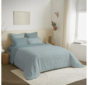 Pack Complet Housse de couette Imprimé CELESTE GLACIER