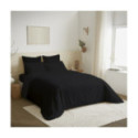 Pack Complet Housse de couette -UNICOLORE NOIR-
