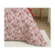 Pack Complet Housse de couette Imprimé BERANGERE ROUGE