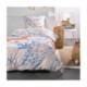 Parure de Couette 2 Pieces 100% Coton 140x200 cm "Happy Licorne"