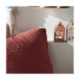 Parure de Couette + 1 Taie d'oreiller 65x65 cm Gaze de Coton Terracotta