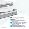 Bultex Matelas HybrideMOVE + Oreillers OFFERTS