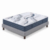 Alitea Hotel Ensemble Matelas RessortsBLUE BASE + Sommier HERCULE + pieds