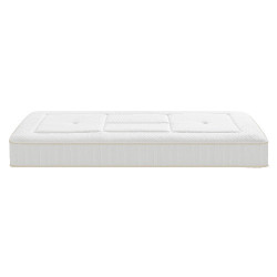 Epeda Ensemble lit électrique Matelas RessortsBALADE ENVELOPPANT + sommier ESCAPADE + pieds