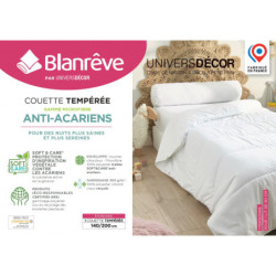 Coton Pur Couette Douceur microfibre anti-acariens