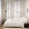 Coton Pur Parure de couette satin de coton brodé Autrefois