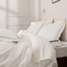 Coton Pur Parure de couette satin de coton brodé Autrefois
