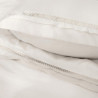 Coton Pur Parure de couette satin de coton brodé Autrefois