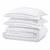 Coton Pur Parure de couette satin de coton brodé Autrefois